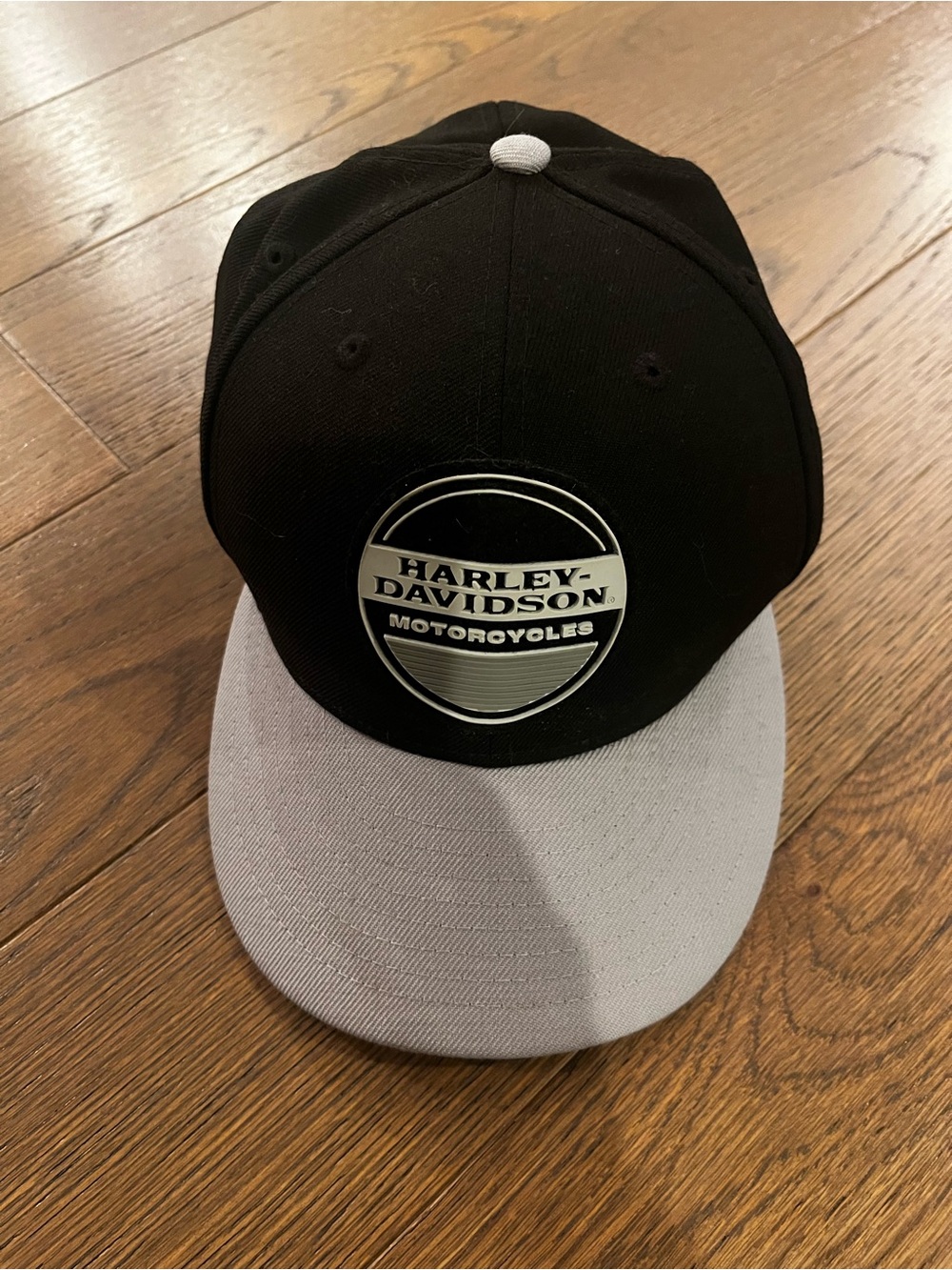 Harley-Davidson Men's Black and Gray Hat